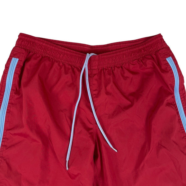 Tilt Red Light Blue Line Detail With Side Zipper Track Pants Size M