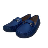 Alexis Bendel Women’s Blue Faux Leather Slip-On Susanna Moccasin Loafers Size 8