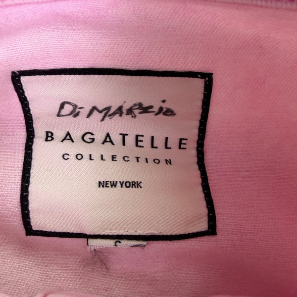 Di Marzio Bagatelle Womens Pink Long Sleeve Button-Up Shirt Causal Style Sz S