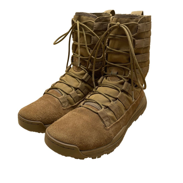 Nike Men’s Coyote Brown Nylon & Suede Lace-Up SFS Tactical Military Boots Sz 10