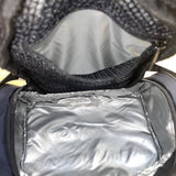 Eddie Bauer Navy & Black Lunch Bucket Bag Insulated Zipper Compartments One Size