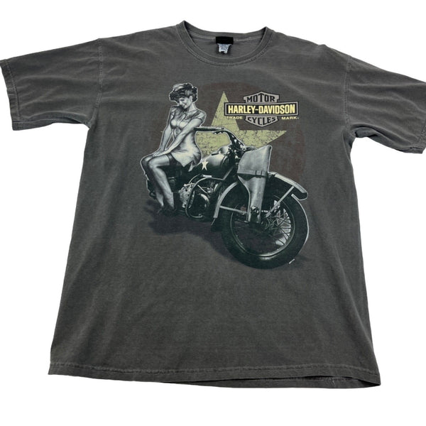 Harley-Davidson Town & Country Cement City T-Shirt Size L New