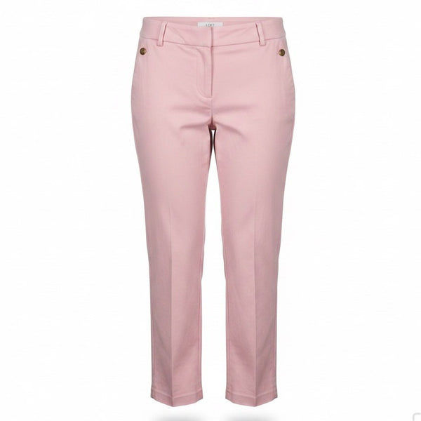 Loft Womens Pink Cotton Blend Riviera Pants Slim Fit Size 2