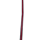 Vintage Red & Black Belt With Gold Buckle 37 in Long Adjustable Buckle