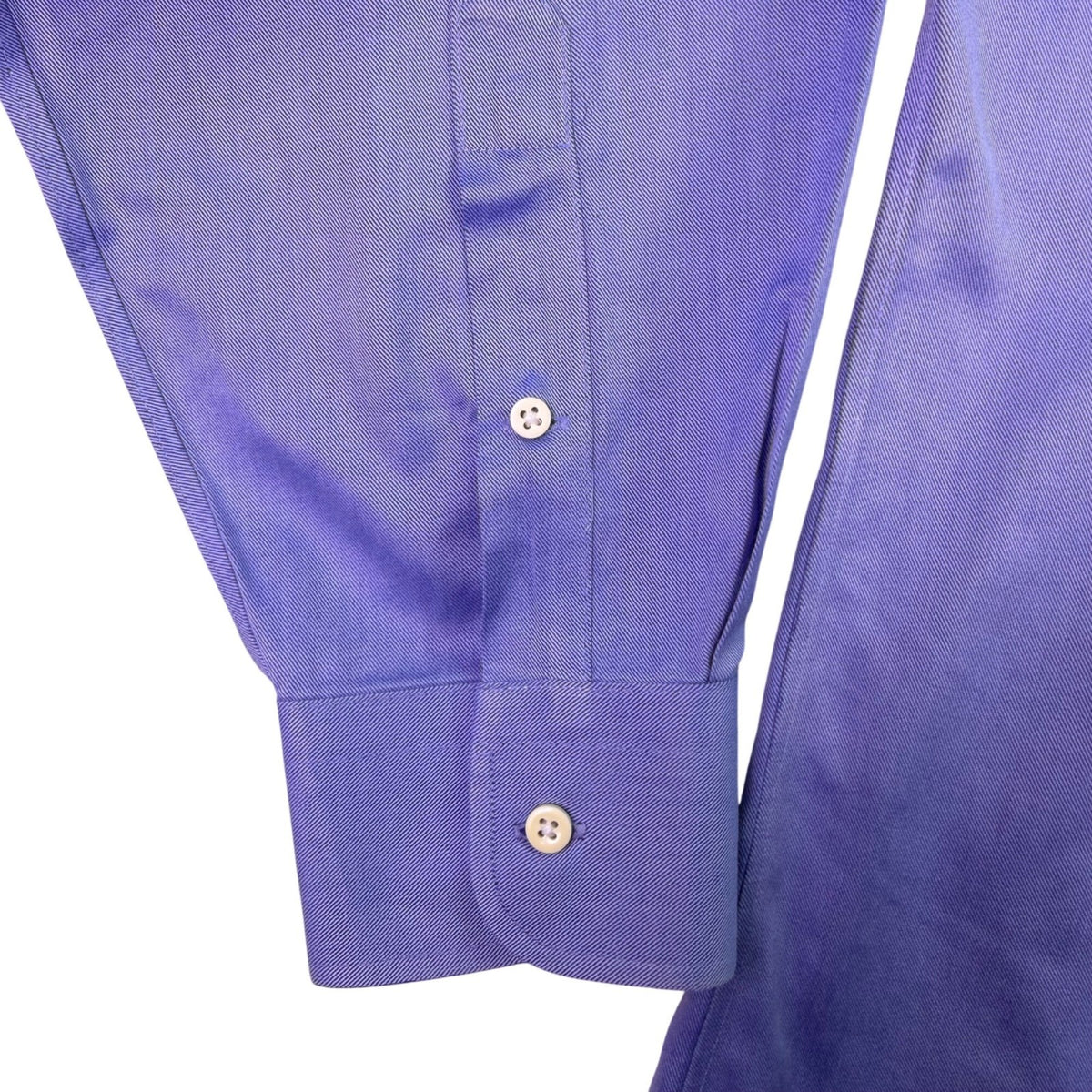 Nordstrom Mens Blue Cotton Long Sleeve Button-Up Shirt Size 15 1/2-33 Slim Fit