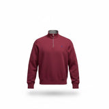 Polo Ralph Lauren Mens Burgundy Performance Pullover Quarter-Zip Size XL