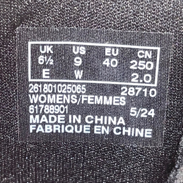 Clarks Women's Black Leather Ultra Comfort Wide Fit Zylah Faye Ankle Boots Sz 9W