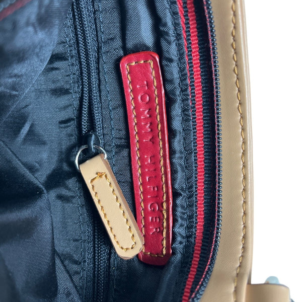 Tommy Hilfiger Crossbody Red Shoulder Bag Outside and Inside Zipper Sz M - NWT