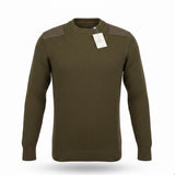 Rothco Mens Earth Brown Commando Sweater Ribbed Knit Durable Size L