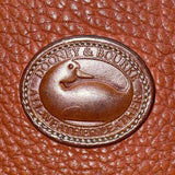 Vintage Dooney & Bourke Women’s Brown Pebbled Leather Adjustable Crossbody Bag