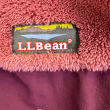 L.L. Bean Womens Rust  Full-Zip Fleece Jacket Cozy Outdoor Layer Size S 