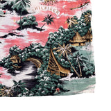 Tommy Hilfiger Mens Multicolor Hawaiian Button-Up Shirt  Custom Fit Sz XL