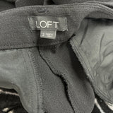 Loft Womens Black High-Waist Tie Belt Shorts Size 2
