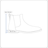 MIA Women’s Grey Faux Leather Side-Zip Pull-On Low Heel Ankle Booties Size 8.5