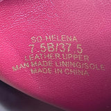Sole Society Women’s Red Leather Side Zipper High-Heel Helena Booties Size 7.5