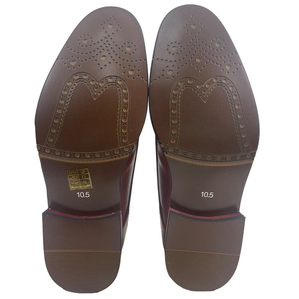 Bruno Marc Men's Brown Leather Prince 16 Oxford Shoes Sz 10.5 - NWB