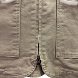 Duluth Trading Mens Tan Utility Vest Functional Storage Durable Zip Vest
