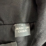 Perry Ellis Mens Black Polyester Zip-Up Jacket Lightweight Casual Fit Size L