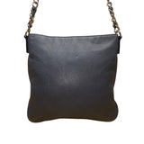 Kate Spade Women’s Gray Leather Adjustable Strap Front Zip Pocket Crossbody Bag