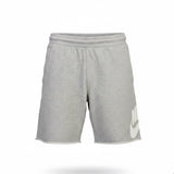 Nike Mens Grey Drawstring Athletic Shorts Casual Lightweight Logo Design Size L