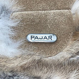 Pajar Women’s Brown & White Fur Knee High Winter Boots Size 40