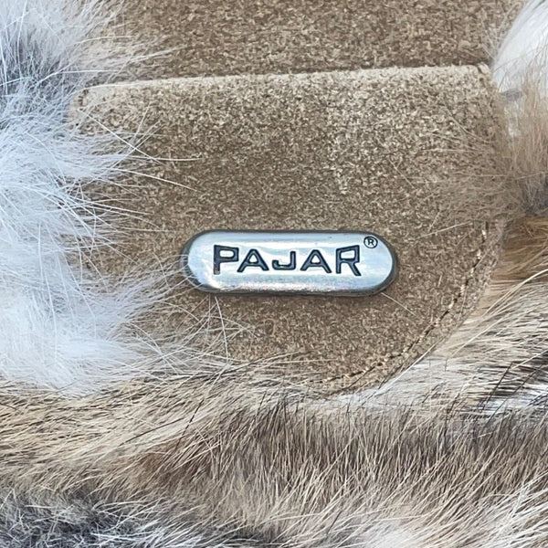 Pajar Women’s Brown & White Fur Knee High Winter Boots Size 40