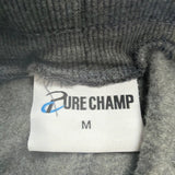 Pure Champ Mens Gray Sweatpants Joggers With Drawstring Size M