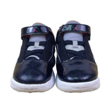 Jordan Kids Black & Red Patent Hook & Loop Closure Lightweight Sneaker Size 8C