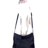 Kate Spade Women’s Black Leather Adjustable Strap Zip Closure Crossbody Bag