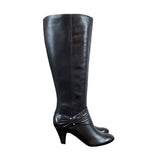 Naturalizer Womens Black Knee-High Leather Boots Size 10M - New with box