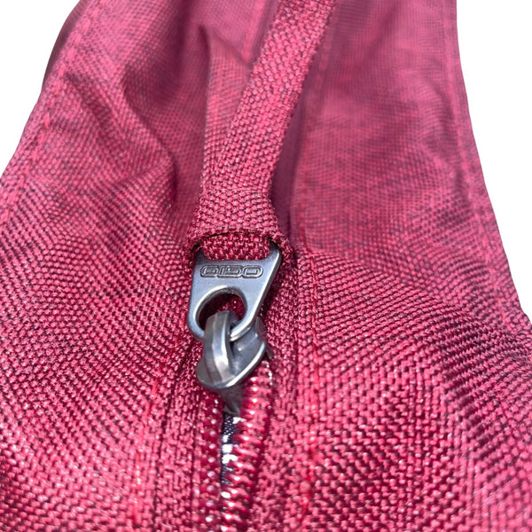 Ogio Women’s Burgundy Modern Button Accent Multiple Compartments Crossbody Bag
