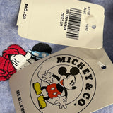 Disney Women’s Blue Minnie Mouse Embroidered Long Loungewear Zippered Sz M - New