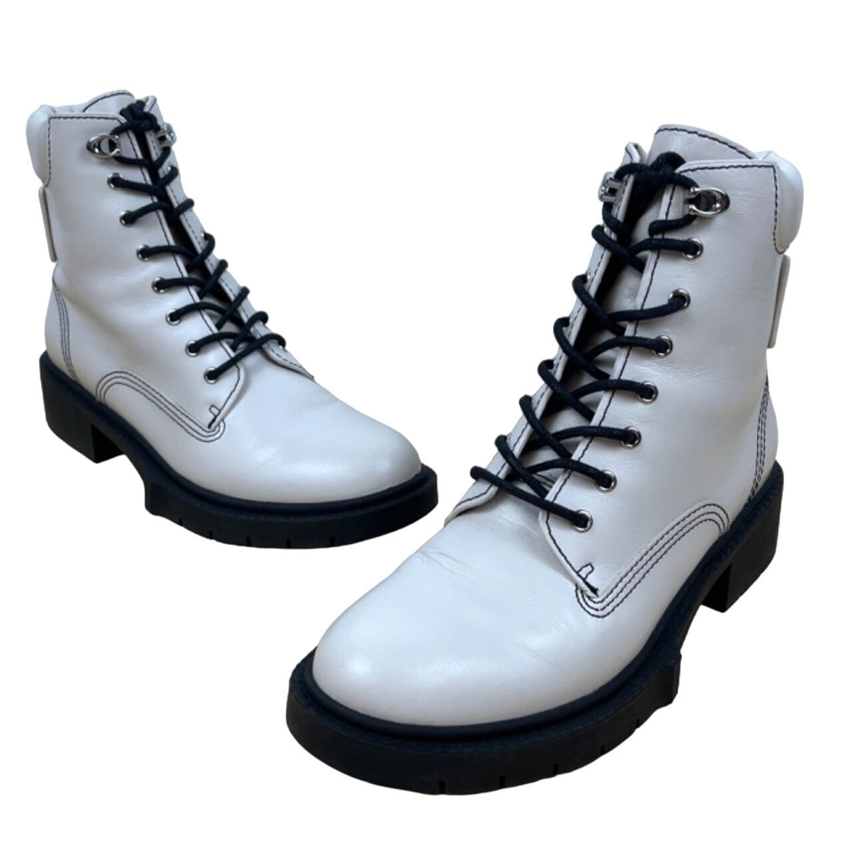 Coach Women's Ankle Leather Boots Sz 6.5 Original Box