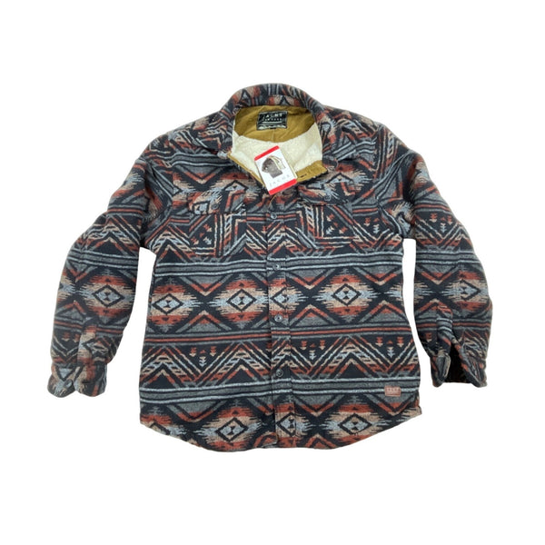 Jachs Men's Wool Blend Long Sleeve Plaid Jacket Shirt Sz M - NWT