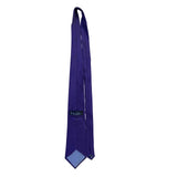 Nicole Miller Mens Purple Silk Tie Solid Traditional Style Approx 57