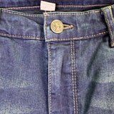 Vintage America Ladies Blue Cotton Stylish Stretch Denim Bootcut Jeans Size 10
