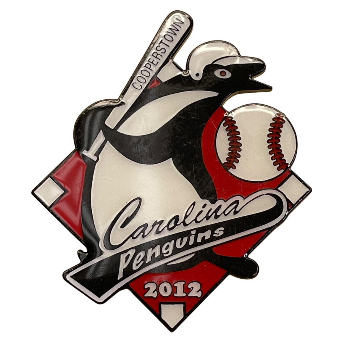 Carolina Penguins 2012 Cooperstown Baseball Team Pin With Penguin Design. Includ