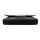 Kate Spade Women’s Black Saffiano Leather Gold Chain Strap Flap Shoulder Bag