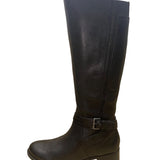 Naturalizer Women’s Black Leather Zippered Knee-High Riding Wynnie Boots Size 8M