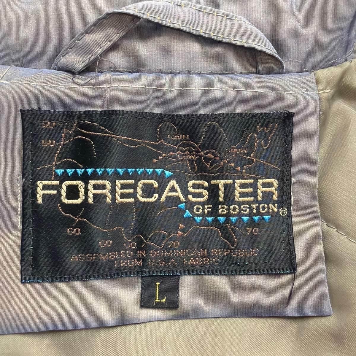 Forecaster Unisex Silver Fur Hooded Long Insulated Coat Size L