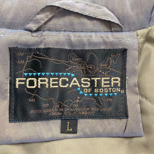 Forecaster Unisex Silver Fur Hooded Long Insulated Coat Size L