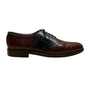 Allen Edmonds Men’s Burgundy/Black Leather Wingtip Oxford Dress Shoes Sz 12