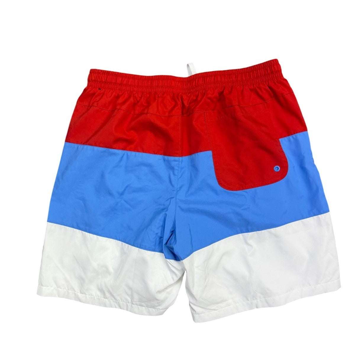 Nike Mens Colorblock Swim Shorts Red/Blue/White Size L