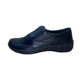 Earth Women’s Black Leather Zip Up Slip-On Fannie Comfort Shoes Size 7.5M