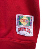 Nutmeg Mills Mens Red Washington Redskins Crewneck Sweatshirt Size M