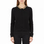 Calvin Klein Black Gold Chain Detail Cropped Cardigan Womens Long Sleeve Sz L