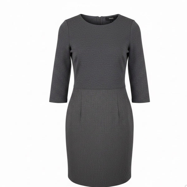 Theory Womens Dark Gray Sheath Dress Mid-Length Tailored Stylish Size 4