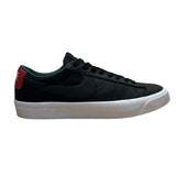 Nike Mens Black & Green Leather Low-Top Classic GT Sneakers Size 11.5