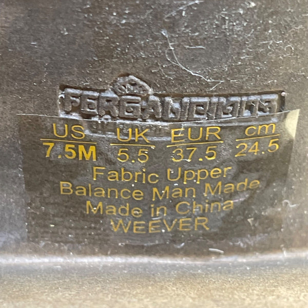 Fergalicious Women’s Taupe Zip Closure Heeled Weever Ankle Booties Size 7.5M