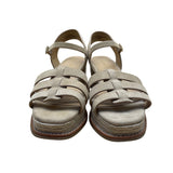 Splendid Women’s Beige Suede Adjustable Strap Espadrille Wedge Sandals Size 8M
